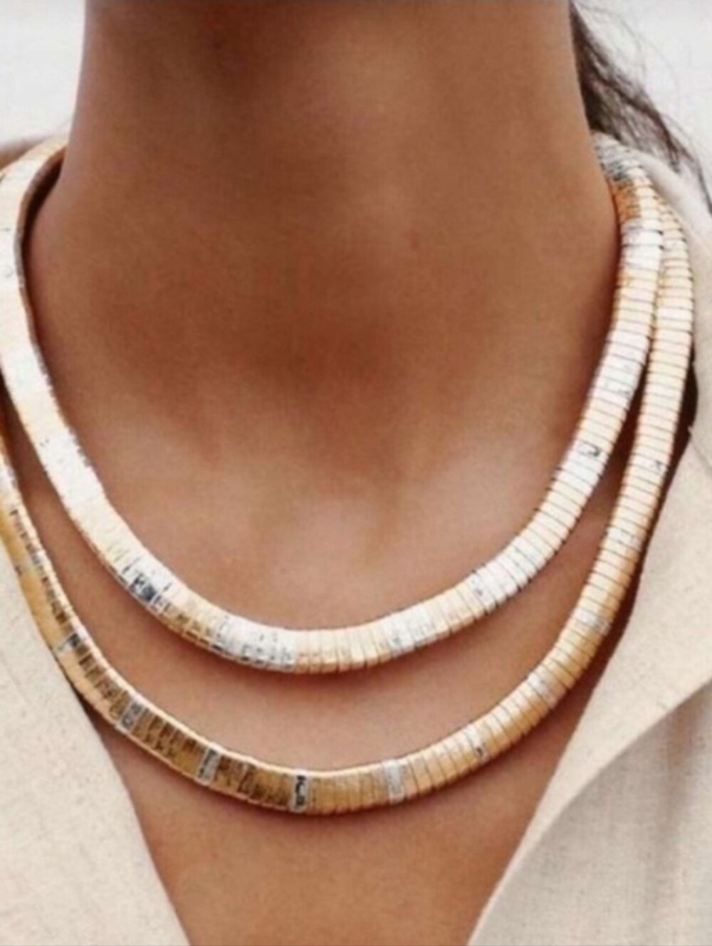 ZARA Metal Piece Necklace